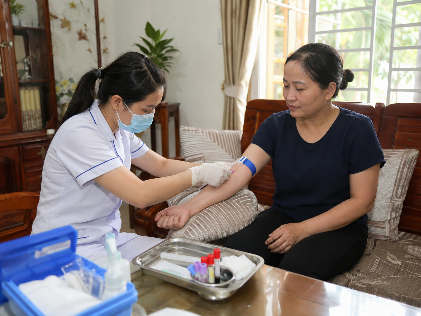 Lấy mẫu xét nghiệm tại nhà